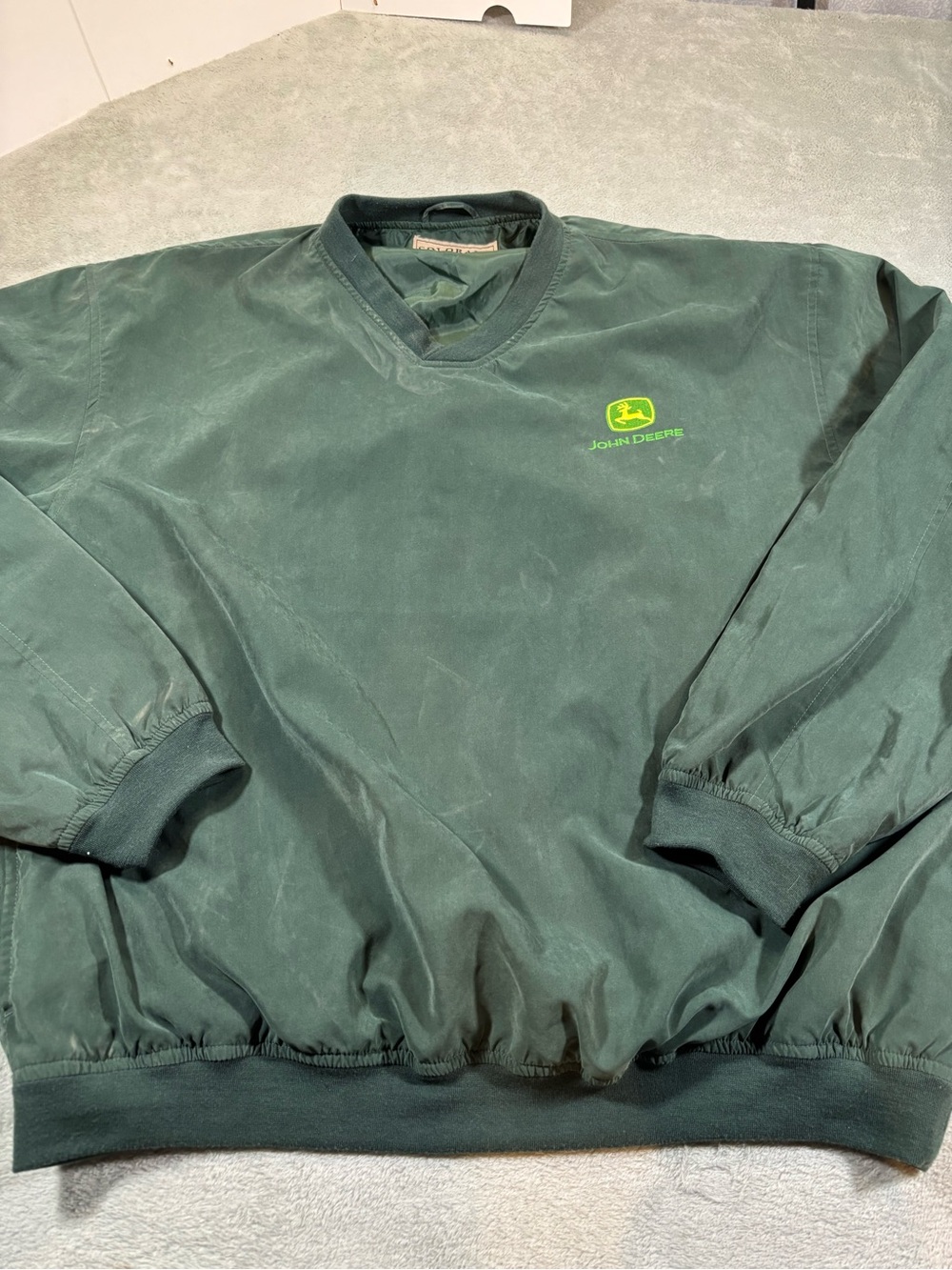 Colorado Timberline John Deere Green Windbreaker Pullover Medium